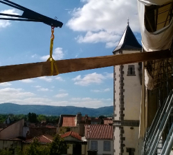 Chantier Eglise Notre Dames  Marthurer à Riom