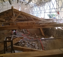 Chantier Eglise Notre Dames  Marthurer à Riom