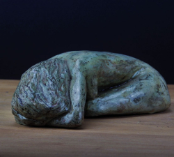 Sculpture en argile proposée pour le tirage en bronze à la cire perdue